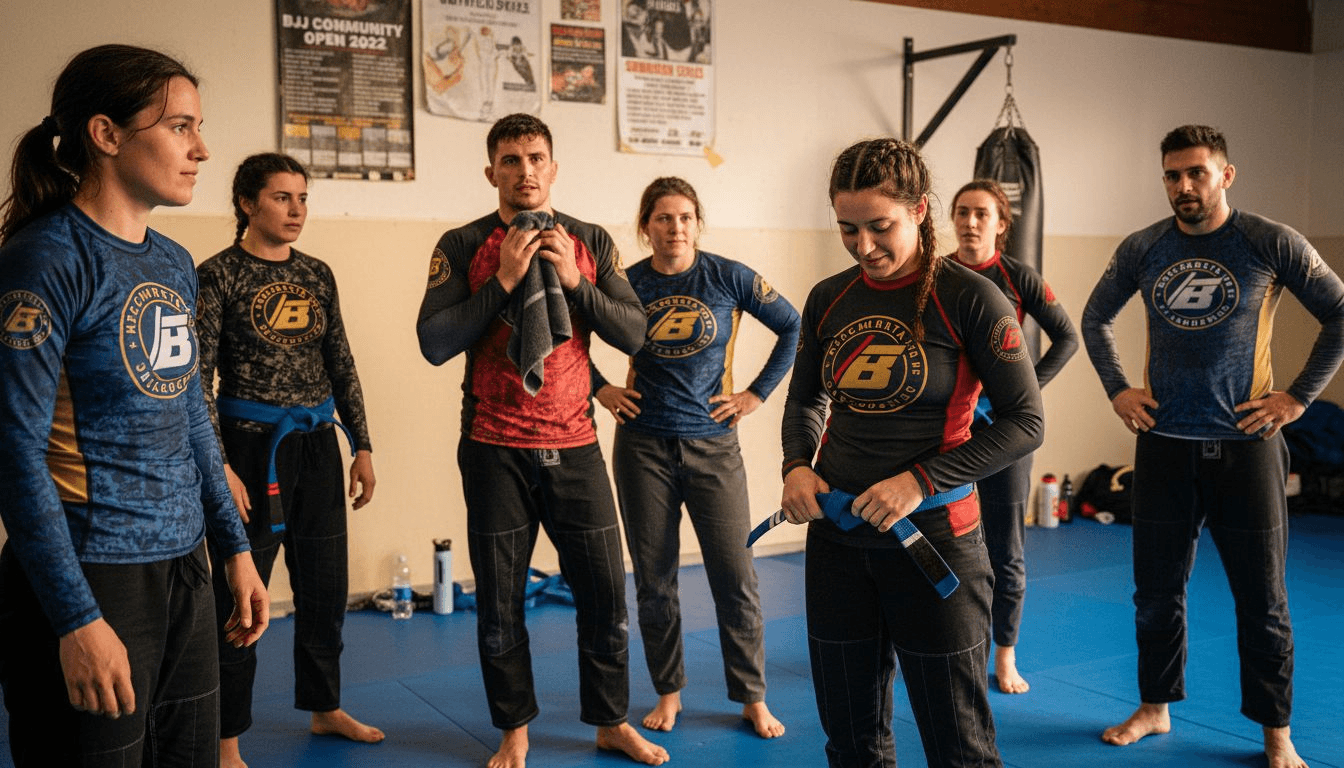 How BJJ academies use custom rashguards to stand out
