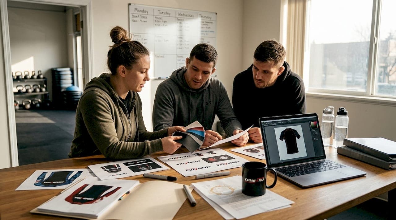 How to create team-branded rashguards for martial arts