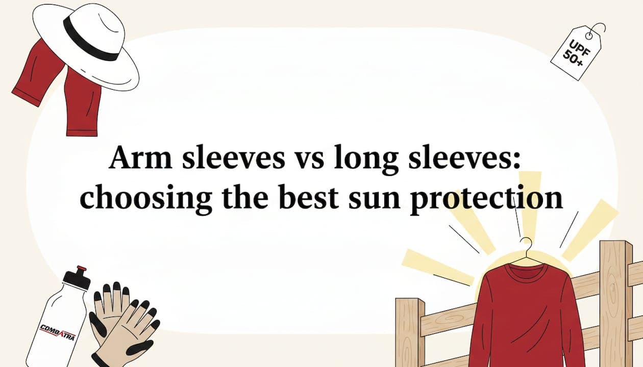 Arm sleeves vs long sleeves: choosing the best sun protection