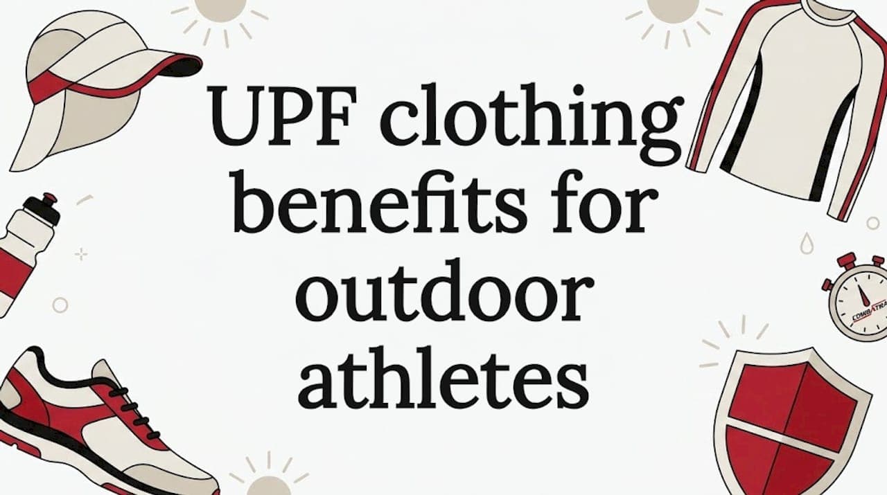 UPF clothing benefits for outdoor athletes