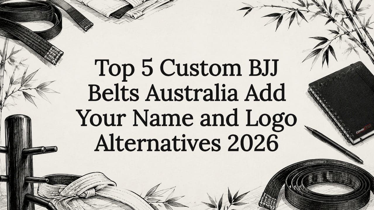 Top 5 Custom BJJ Belts Australia Add Your Name and Logo Alternatives 2026