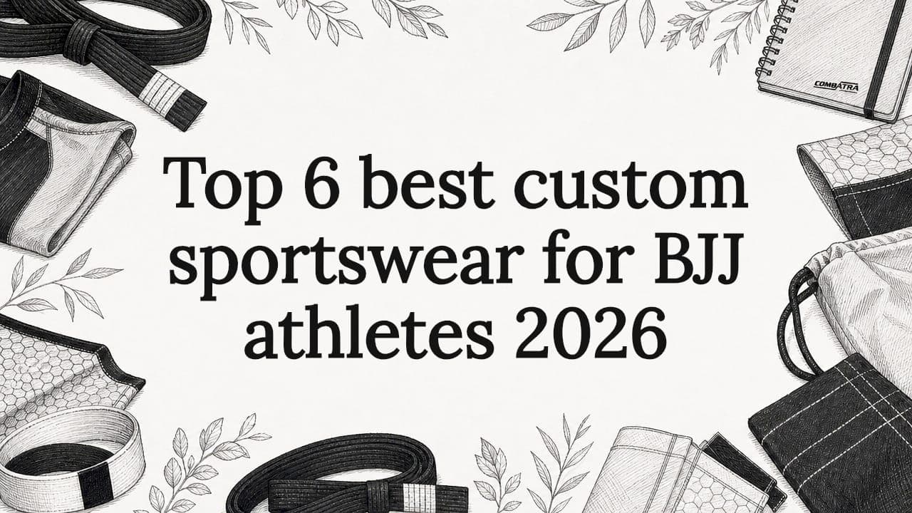 Top 6 best custom sportswear for BJJ athletes 2026